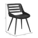 Scaun Brody, Natural - Nuc, 55x51x76 cm - Natural