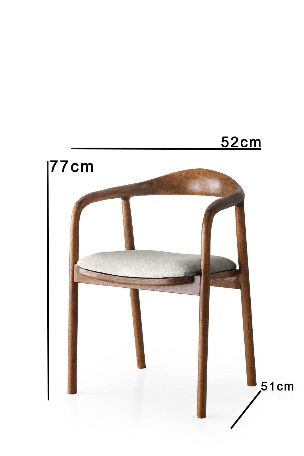 Scaun Bucatarie Sufragerie Sunny, 52x77x51 cm - Gri deschis
