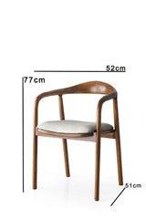 Scaun Bucatarie Sufragerie Sunny, 52x77x51 cm - Gri deschis