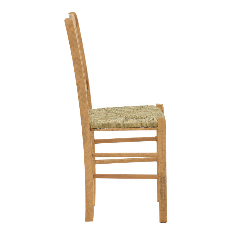 Scaun cafenea cu covoraș Dmnir-Charchie lemn masiv de fag lustruit, nuc, 41x42x92 cm