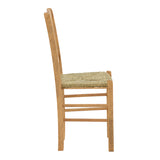 Scaun cafenea cu covoraș Dmnir-Charchie lemn masiv de fag lustruit, nuc, 41x42x92 cm