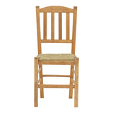Scaun cafenea cu covoraș Dmnir-Charchie lemn masiv de fag lustruit, nuc, 41x42x92 cm