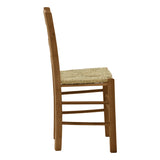 Scaun cafenea cu covoraș Ronson-Charchie lemn de nuc, 42x40x89 cm