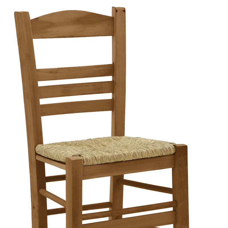 Scaun cafenea cu covoraș Ronson-Charchie lemn de nuc, 42x40x89 cm