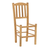 Scaun cafenea Damnir lemn masiv de fag lustruit, nuc, 41x42x92 cm