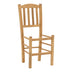 Scaun cafenea Damnir lemn masiv de fag lustruit, nuc, 41x42x92 cm