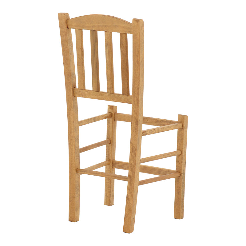 Scaun cafenea Damnir lemn masiv de fag lustruit, nuc, 41x42x92 cm, imagine suplimentara