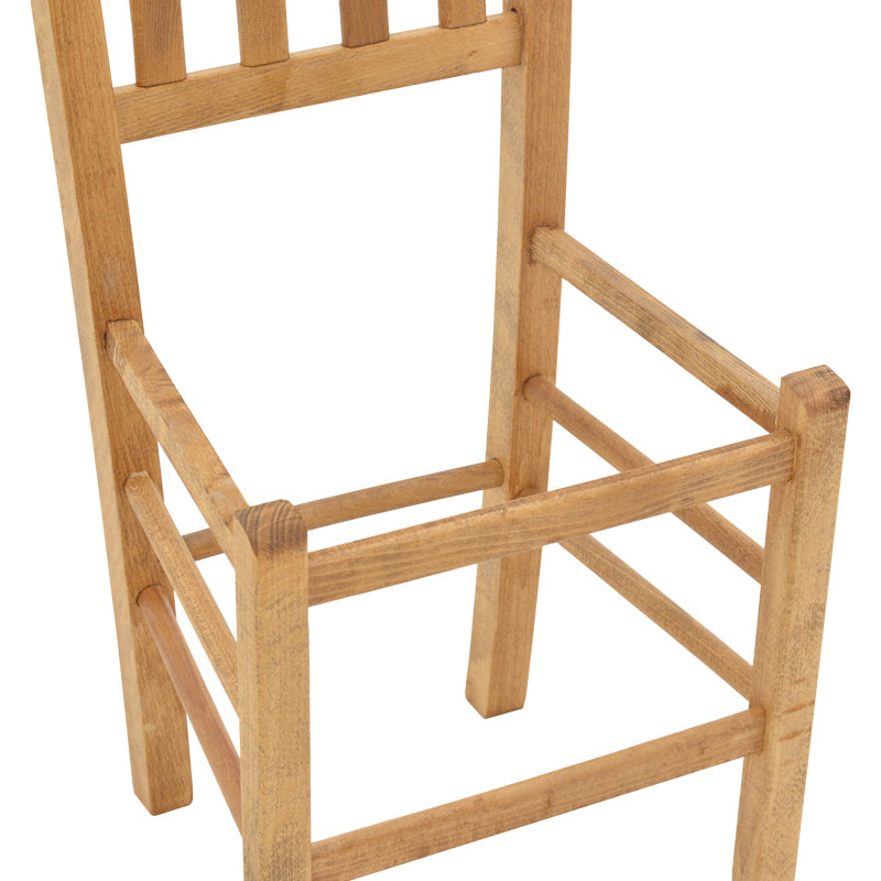 Scaun cafenea Damnir lemn masiv de fag lustruit, nuc, 41x42x92 cm, foto produs 7