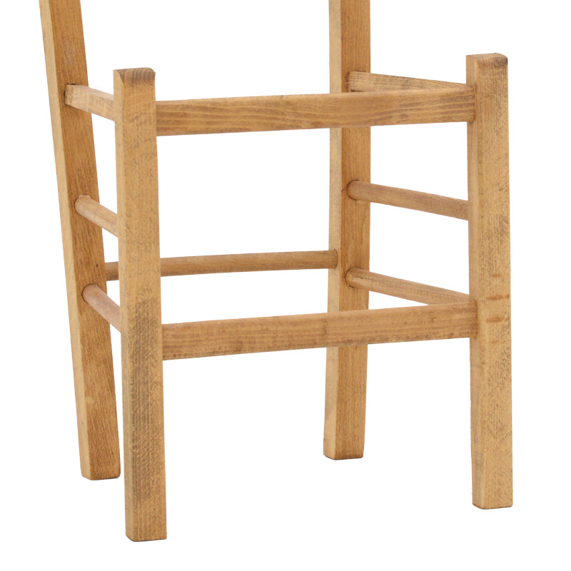 Scaun cafenea Damnir lemn masiv de fag lustruit, nuc, 41x42x92 cm, foto produs 8