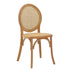 Scaun Camil, lemn de fag, ratan, Natural, 45x50x94 cm