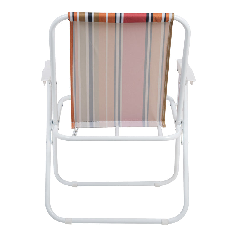 Scaun camping Jette, metal si tesatura, 53x56x73 cm - Roz