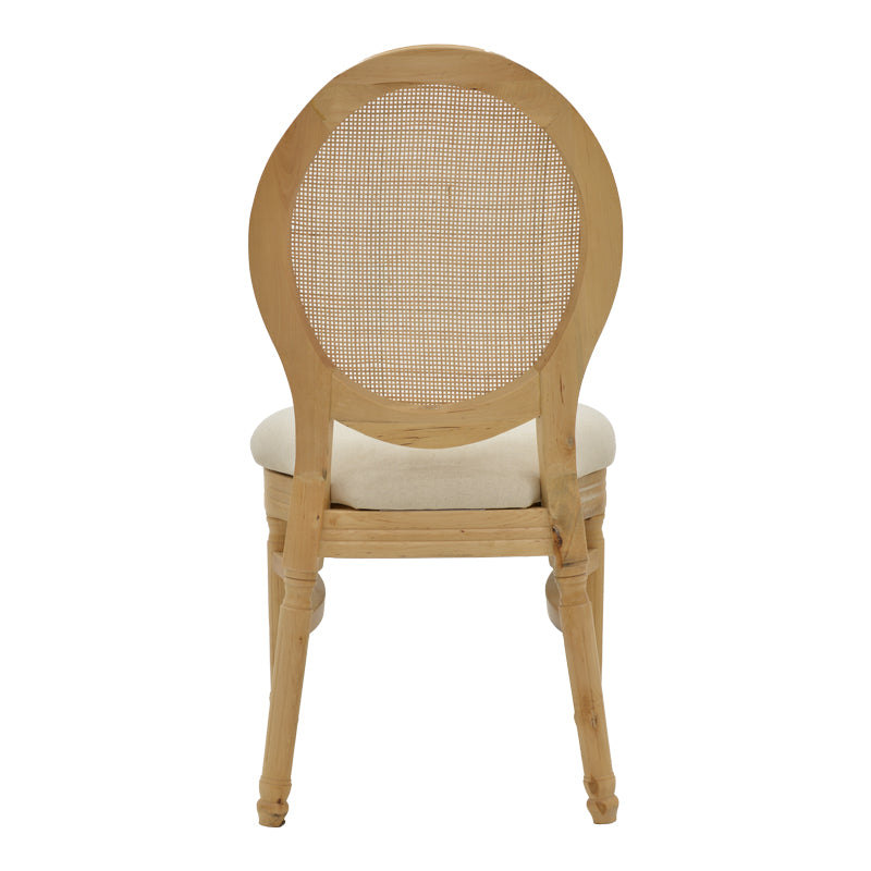 Scaun Canco Natural-ratan, Natural, 50x55x98 cm, foto produs
