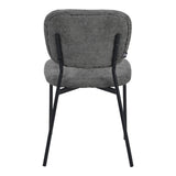 Scaun Cathair, boucle si metal, 48x53x82 cm - Gri