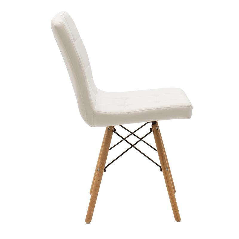 Scaun Cian II, Alb, 56x43x81 cm