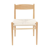 Scaun Conan din lemn de fag Natural - scaun frânghie, Natural, 52x46x78 cm