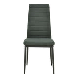 Scaun confort Parker Antracit & metal, Negru, 39x48x95 cm - Antracit