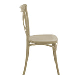 Scaun Crossie, Diverse culori, 38x46x82 cm - Crem