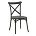 Scaun Crossie, Gri inchis, 38x46x82 cm