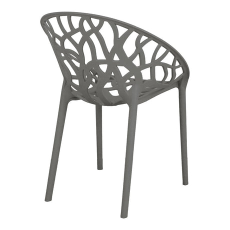 Scaun cu brate Daren, antracit, 59x60x80 cm