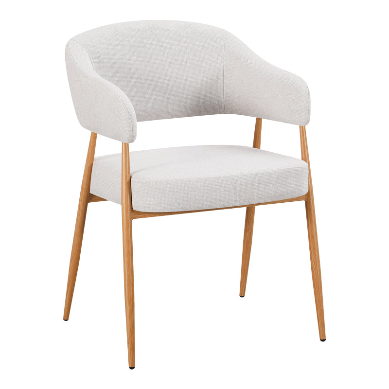 Scaun cu brațe Filonda, picioare natur, Diverse culori, 47x58x79 cm - Crem | SKU: 428-000004 | Scaun cu brațe Filonda, picioare natur, 47x58x79 cm, varianta Crem, produs pentru amenajarea locuinței, disponibil online în România la CasaMob