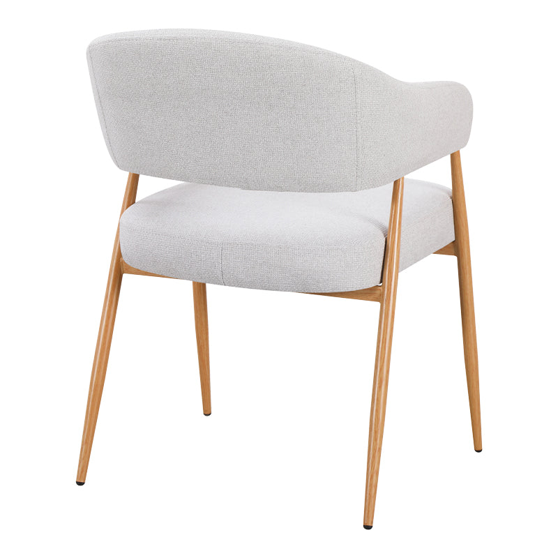 Scaun cu brațe Filonda, picioare natur, Diverse culori, 47x58x79 cm - Gri | SKU: 428-000005 | Scaun cu brațe Filonda, picioare natur, 47x58x79 cm, varianta Gri, produs pentru amenajarea locuinței, disponibil online în România la CasaMob
