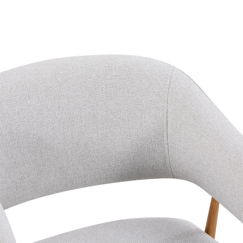 Scaun cu brațe Filonda, picioare natur, Diverse culori, 47x58x79 cm - Gri | SKU: 428-000005 | Scaun cu brațe Filonda, picioare natur, 47x58x79 cm, varianta Gri, produs pentru amenajarea locuinței, disponibil online în România la CasaMob