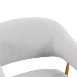 Scaun cu brațe Filonda, picioare natur, Diverse culori, 47x58x79 cm - Gri | SKU: 428-000005 | Scaun cu brațe Filonda, picioare natur, 47x58x79 cm, varianta Gri, produs pentru amenajarea locuinței, disponibil online în România la CasaMob