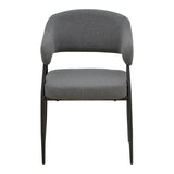 Scaun cu brațe Filonda, picioare negre, Diverse culori, 47x58x79 cm - Antracit | SKU: 428-000002 | Scaun cu brațe Filonda, picioare negre, 47x58x79 cm, varianta Antracit, produs pentru amenajarea locuinței, disponibil online în România la CasaMob