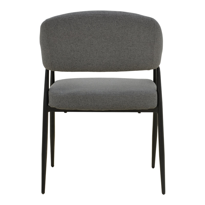 Scaun cu brațe Filonda, picioare negre, Diverse culori, 47x58x79 cm - Antracit | SKU: 428-000002 | Scaun cu brațe Filonda, picioare negre, 47x58x79 cm, varianta Antracit, produs pentru amenajarea locuinței, disponibil online în România la CasaMob