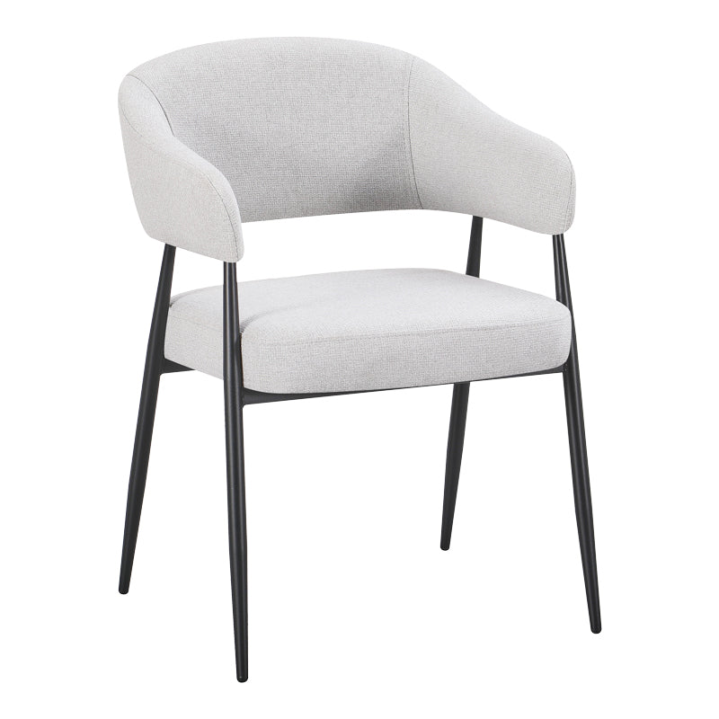 Scaun cu brațe Filonda, picioare negre, Diverse culori, 47x58x79 cm - Gri | SKU: 428-000003 | Scaun cu brațe Filonda, picioare negre, 47x58x79 cm, varianta Gri, produs pentru amenajarea locuinței, disponibil online în România la CasaMob