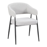Scaun cu brațe Filonda, picioare negre, Diverse culori, 47x58x79 cm - Gri | SKU: 428-000003 | Scaun cu brațe Filonda, picioare negre, 47x58x79 cm, varianta Gri, produs pentru amenajarea locuinței, disponibil online în România la CasaMob