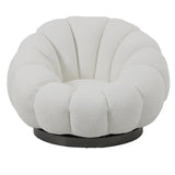 Scaun cu brate pivotant Nester, Diverse culori, 98x97x69 cm - Alb