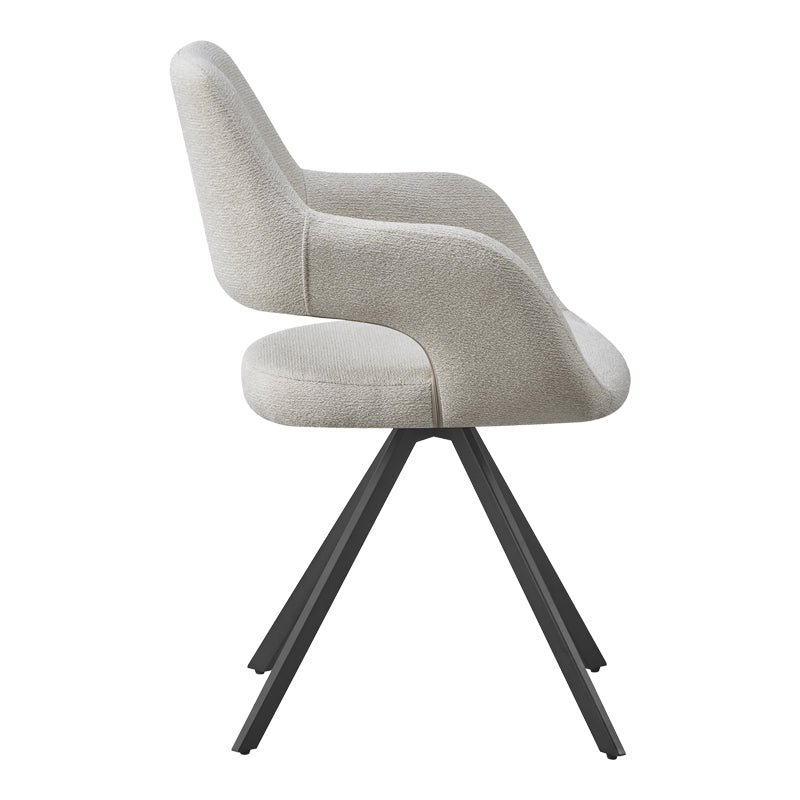 Scaun cu brațe Tate, Diverse culori, 59x57x87 cm - Gri deschis | SKU: 093-000048 | Scaun cu brațe Tate, 59x57x87 cm, varianta Gri deschis, produs pentru amenajarea locuinței, disponibil online în România la CasaMob