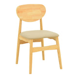 Scaun Cardith, lemn rubberwood si plywood, 48x51x78 cm - Scaun Cardith, lemn rubberwood si plywood, 48x51x78 cm - 382-000014