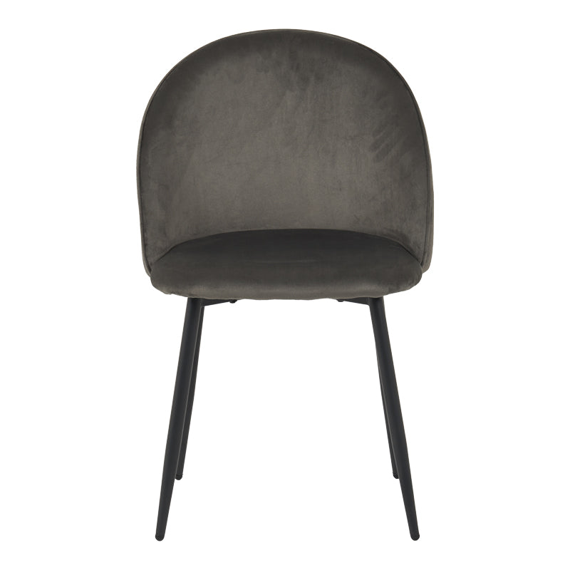 Scaun cu funcție confort Perch, Velur, Negru, 50x43x82 cm, perspectiva suplimentara