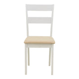Scaun Dallan chair, Alb - Natural, 40x48x89 cm - Alb