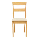 Scaun Dallan chair, Alb - Natural, 40x48x89 cm - Natural