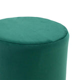 Taburet Dash catifea 35x35 cm - Verde