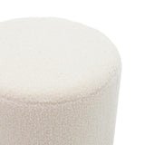 Taburet Dash catifea 35x35 cm - Crem