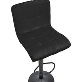 Scaun de bar ajustabil pe înaltime Remina, Catifea Neagra, Baza, Mata, Bej - Negru, 44x44x112 cm - Negru