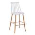 Scaun de bar Aurora I, polipropilena si metal, Diverse culori, 42x47x99 cm - 327-000047
