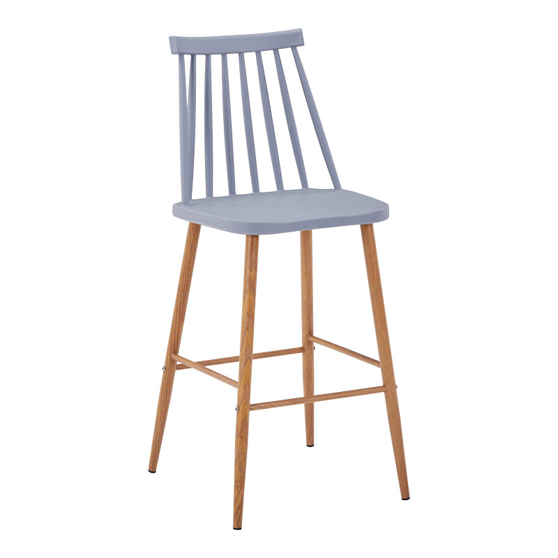 Scaun de bar Aurora I, polipropilena si metal, Diverse culori, 42x47x99 cm - Scaun de bar Aurora I, polipropilena si metal, Diverse culori, 42x47x99 cm