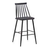 Scaun de bar Aurora I, polipropilena si metal, 42x47x99 cm - Scaun de bar Aurora I, polipropilena si metal, 42x47x99 cm - 327-000050