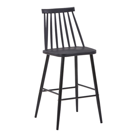 Scaun de bar Aurora I, polipropilena si metal, 42x47x99 cm