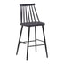 Scaun de bar Aurora I, polipropilena si metal, 42x47x99 cm - 327-000050