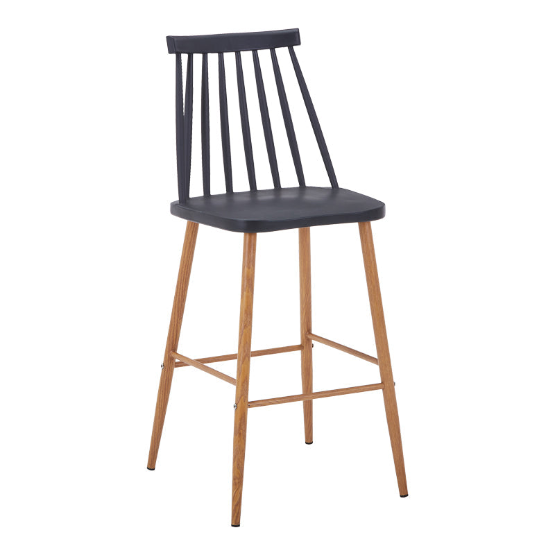 Scaun de bar Aurora I, polipropilena si metal, Diverse culori, 42x47x99 cm - Scaun de bar Aurora I, polipropilena si metal, Diverse culori, 42x47x99 cm - 327-000048