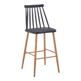 Scaun de bar Aurora I, polipropilena si metal, Diverse culori, 42x47x99 cm - Scaun de bar Aurora I, polipropilena si metal, Diverse culori, 42x47x99 cm - 327-000048