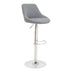 Scaun de bar reglabil pe inaltime Boronez, Diverse culori, 47x49x112 cm - 292-000033