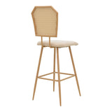 Scaun de bar Camilla I, Bej, 47x58x117 cm