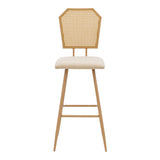 Scaun de bar Camilla I, Bej, 47x58x117 cm